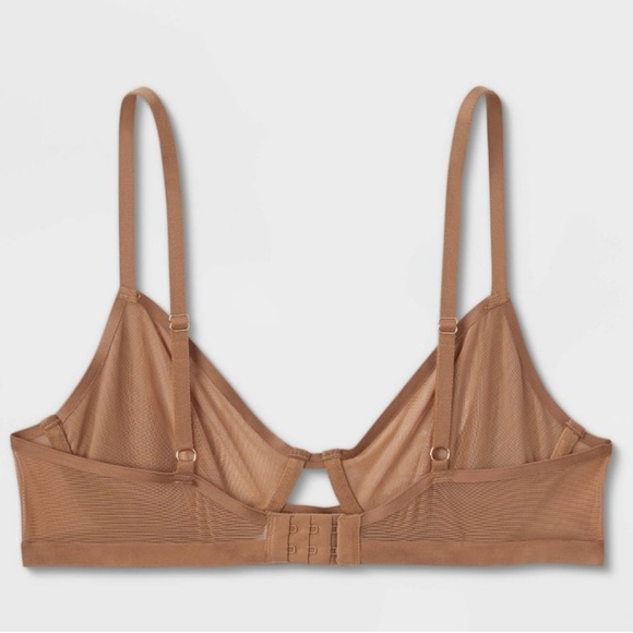 Auden Mesh Unlined Demi Bra - Picture 2 of 2